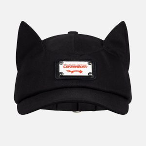 EARS CAP in BLACK