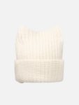 BOX BEANIE in ECRU