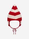 SPIKE BONNET in RED ECRU