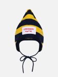 SPIKE BONNET in YELLOW NAVY BLUE