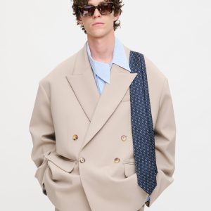 LATE TO WORK JACKET in BEIGE
