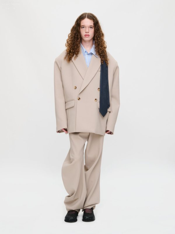 LATE TO WORK JACKET in BEIGE