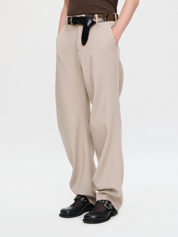 TOPSY TURVY PANT in BEIGE