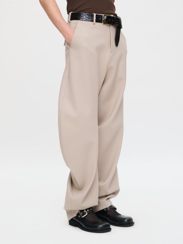 TOPSY TURVY PANT in BEIGE