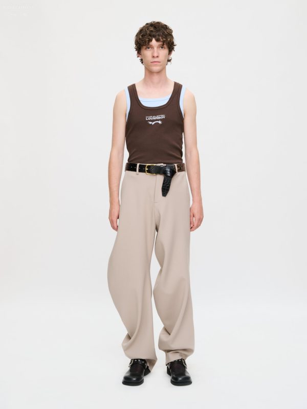 TOPSY TURVY PANT in BEIGE