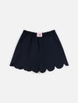 FORMAL SCALLOPED BOXER SHORTS in NAVY