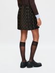 MINI KILT in BROWN POLKA DOT