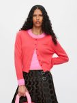 DOUBLE SOFT CARDI in CORAL PINK