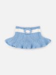 DOLLY MINI SKIRT in BLUE ECRU