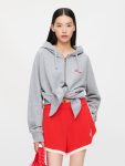 ALL TIED UP HOODY in GREY MARL