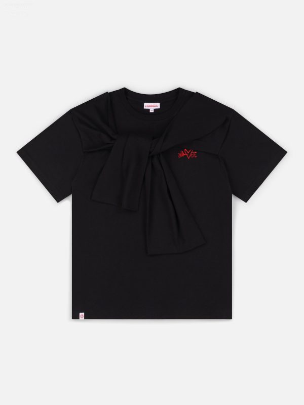 HOLD ME TEE in BLACK