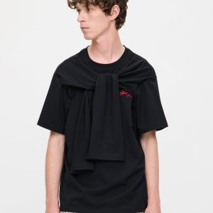 HOLD ME TEE in BLACK