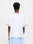 ABBEY ROAD TURN UP TEE in WHITE BEIGE