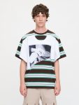 ABBEY ROAD DOUBLE TEE in BROWN WHITE