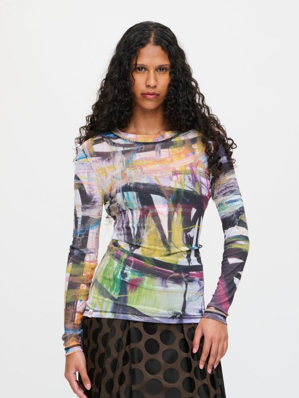 POWERMESH TOP in MULTICOLOUR