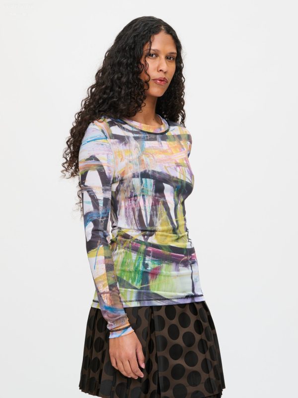 POWERMESH TOP in MULTICOLOUR