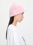 CHUNKY RIB BEANIE in PINK