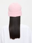 CHUNKY RIB BEANIE in PINK