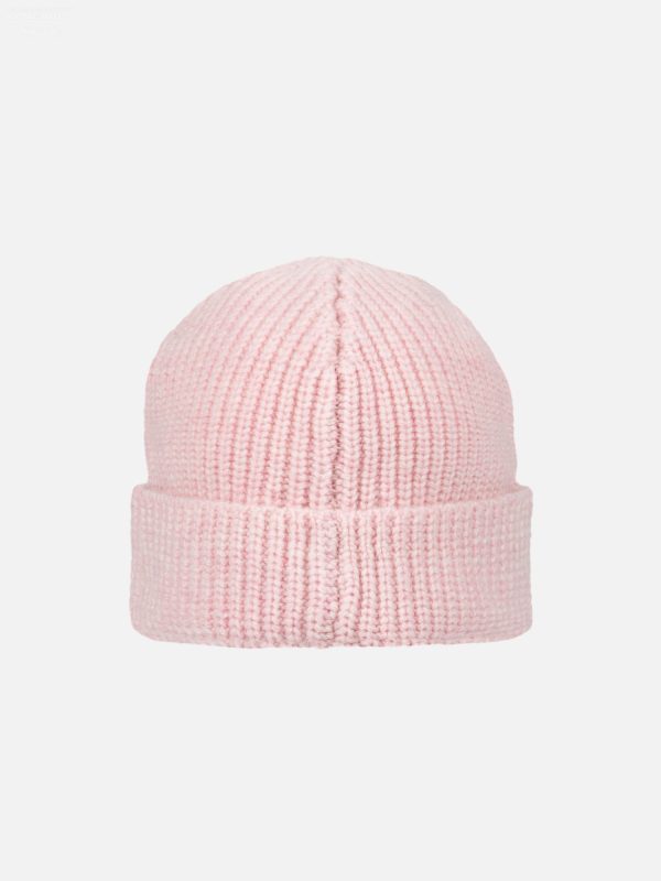 CHUNKY RIB BEANIE in PINK