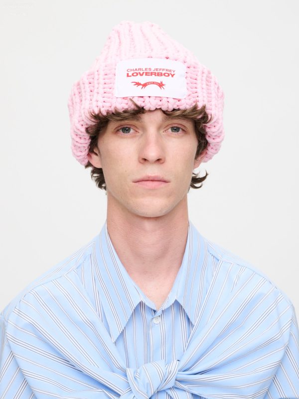 CHUBBY BEANIE in PINK