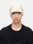 EARS RIB BEANIE in ECRU