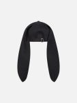 BUNNY CAP in BLACK TARTAN