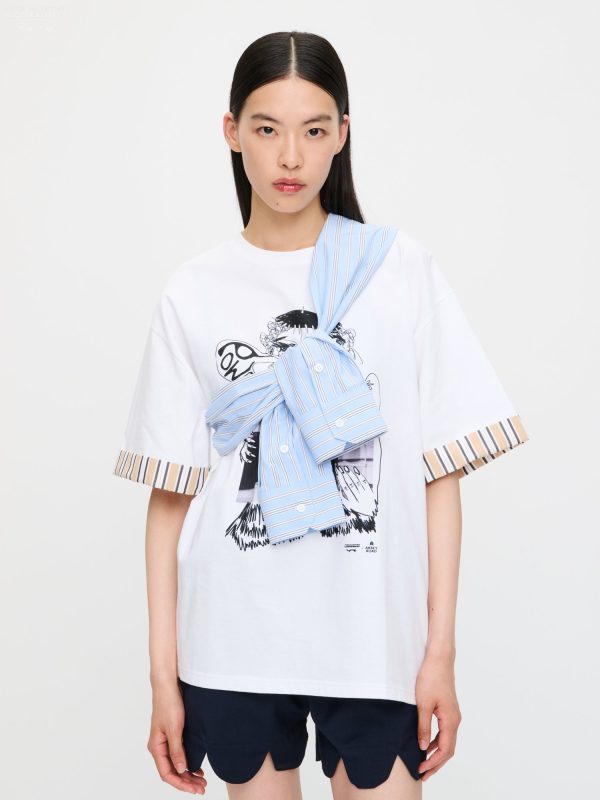 HOLD ME EVERYWHERE SCARF in BLUE STRIPE