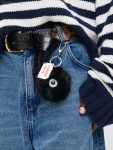 BINKY KEYRING in BLACK