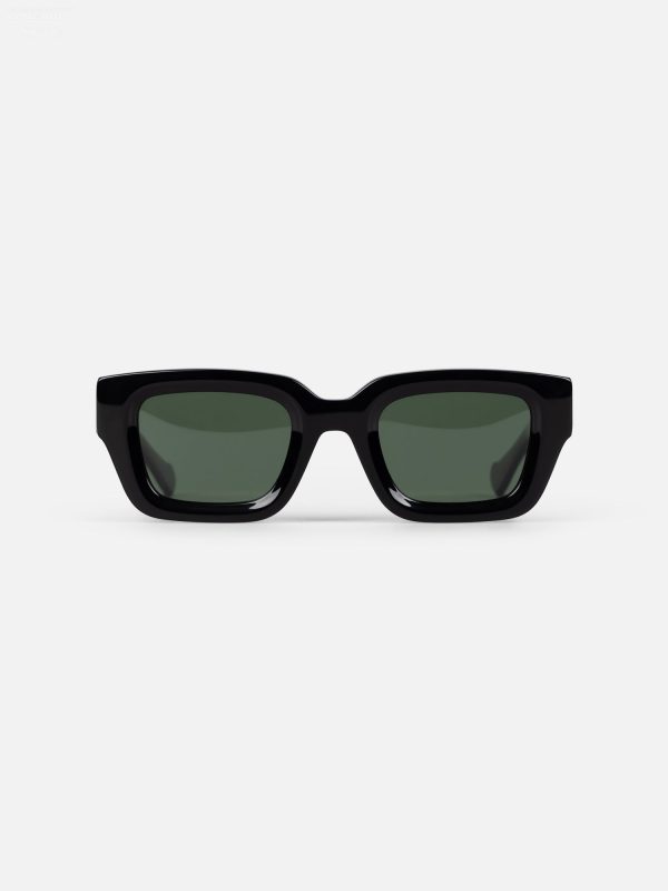 TOPSY TURVY SUNGLASSES in BLACK