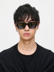 TOPSY TURVY SUNGLASSES in BLACK