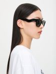 TOPSY TURVY SUNGLASSES in BLACK