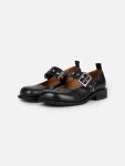 BUCKLE BALLET FLAT in BLACK