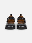 BUCKLE BALLET FLAT in BLACK