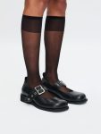 BUCKLE BALLET FLAT in BLACK