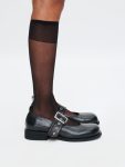 BUCKLE BALLET FLAT in BLACK