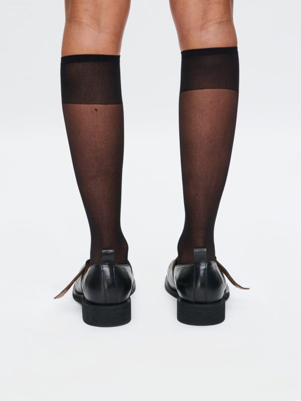 BUCKLE BALLET FLAT in BLACK