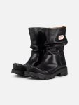 SLOUCH BOOT MOGGIES in BLACK