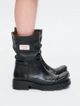 SLOUCH BOOT MOGGIES in BLACK