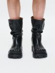 SLOUCH BOOT MOGGIES in BLACK