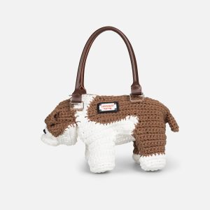 BULLDOG BAG in BEIGE ECRU