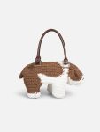 BULLDOG BAG in BEIGE ECRU