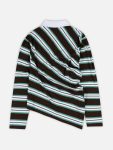 TOPSY TURVY POLO EXCLUSIVE in BROWN STRIPE