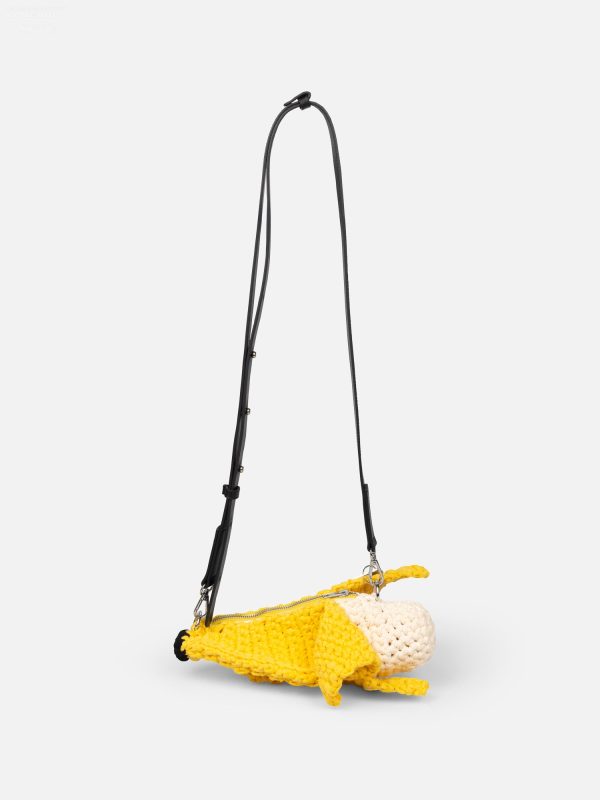 MINI BANANA BAG in YELLOW ECRU