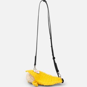 MINI BANANA BAG in YELLOW ECRU