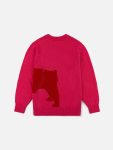 GRAPHIC SWEATER in PINK RED BULLDOG
