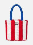 MEGA BUCKET BAG in RED WHITE BLUE