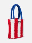 MEGA BUCKET BAG in RED WHITE BLUE