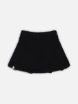KNITTED MINI SKIRT in BLACK