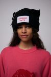 CHUNKY PUNK EARS BEANIE EXCLUSIVE in BLACK