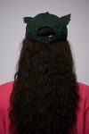 PIERCED EARS CAP EXCLUSIVE in FOREST GREEN